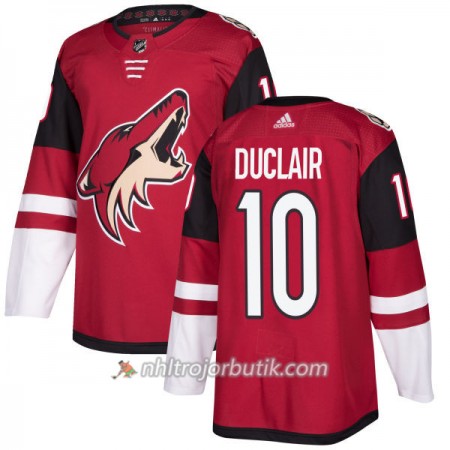 Män Ishockey Arizona Coyotes Tröja Anthony Duclair 10 Adidas 2017-2018 Maroon Authentic